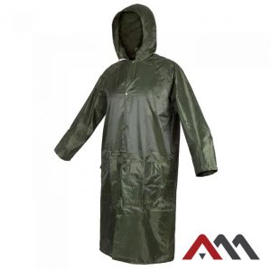 Nylonowy płaszcz przeciwdeszczowy NYLON zielony