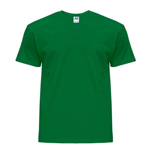 Zielona koszulka męska z krótkim rękawem JHK TSRA 190