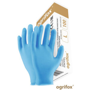 Rękawice nitrylowe bezpudrowe OX NIT PF N