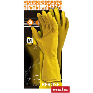 rękawice gumowe gospodarcze RFROSE